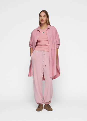 overshirt | raspberry