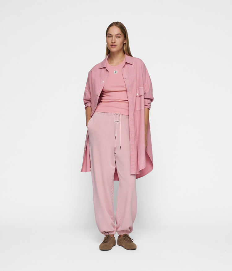 overshirt | raspberry