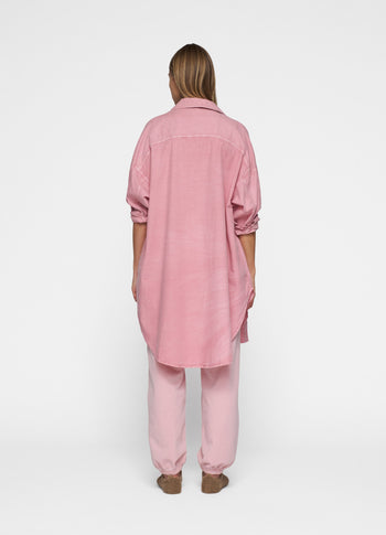 overshirt | raspberry