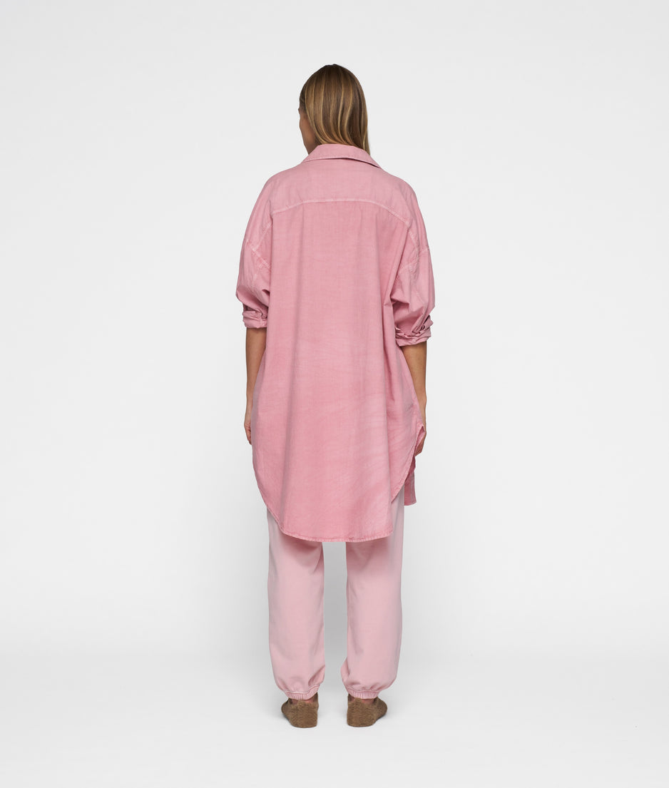 overshirt | raspberry