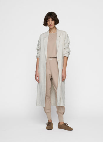 long blazer jersey | light grey melee