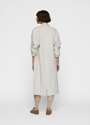 long blazer jersey | light grey melee