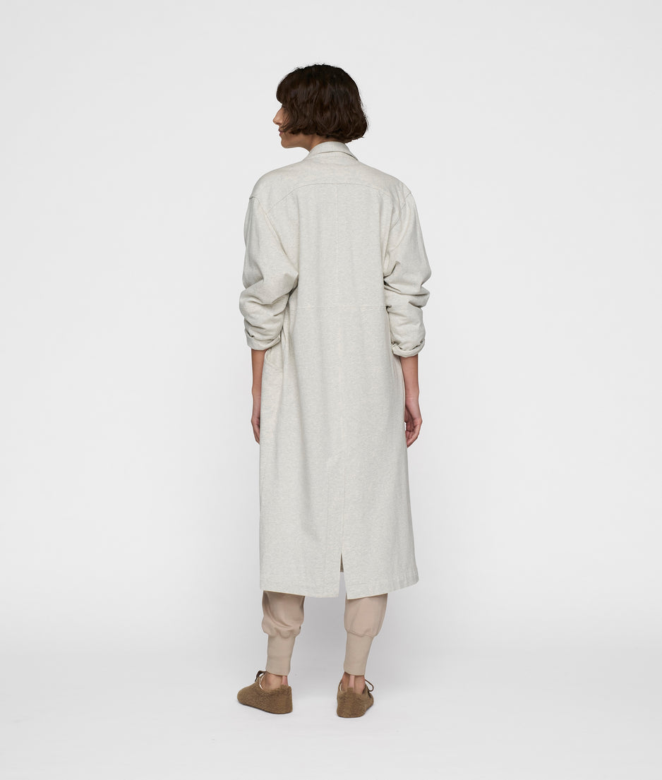 long blazer jersey | light grey melee