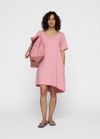 beach dress | bright raspberry