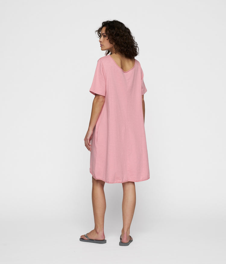 beach dress | bright raspberry