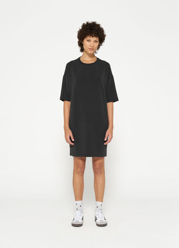 soft active tee dress | black