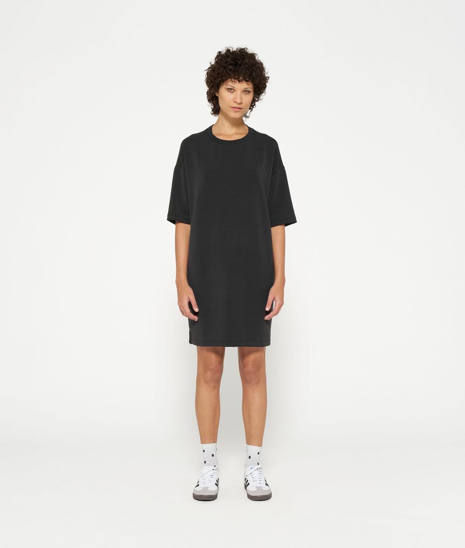 soft active tee dress | black