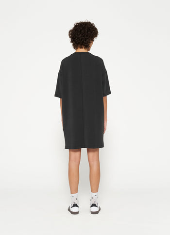 soft active tee dress | black