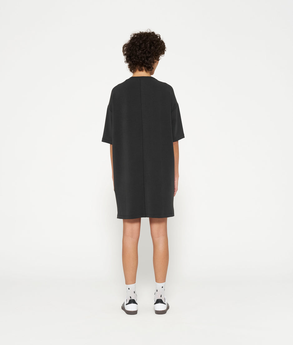 soft active tee dress | black