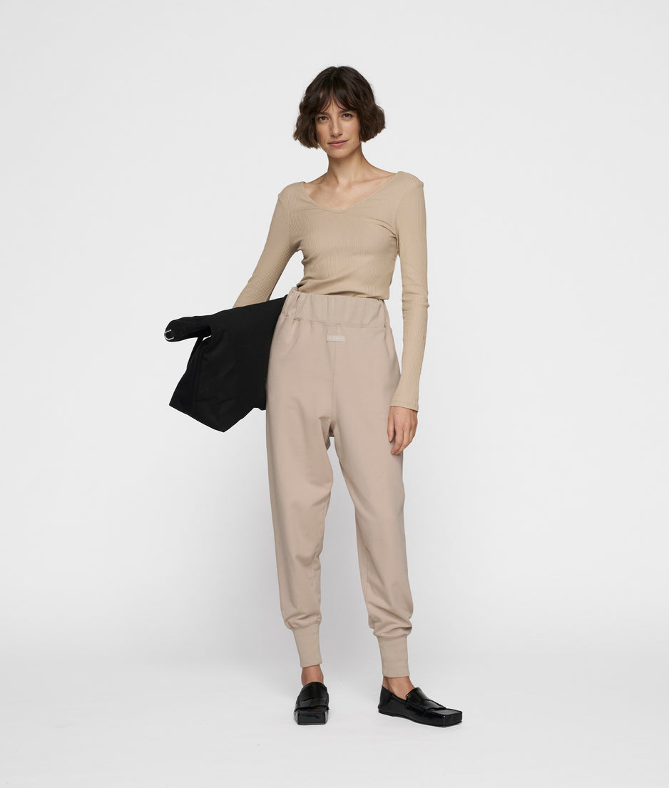 v-neck long sleeve ballet top | rope