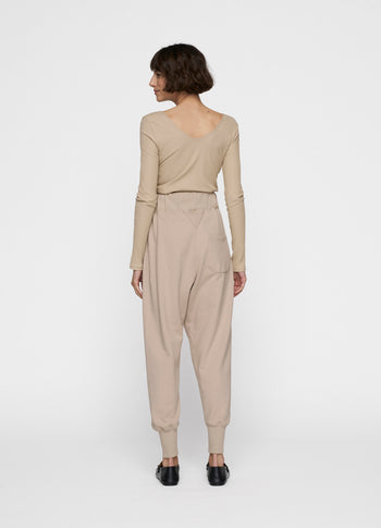 v-neck long sleeve ballet top | rope