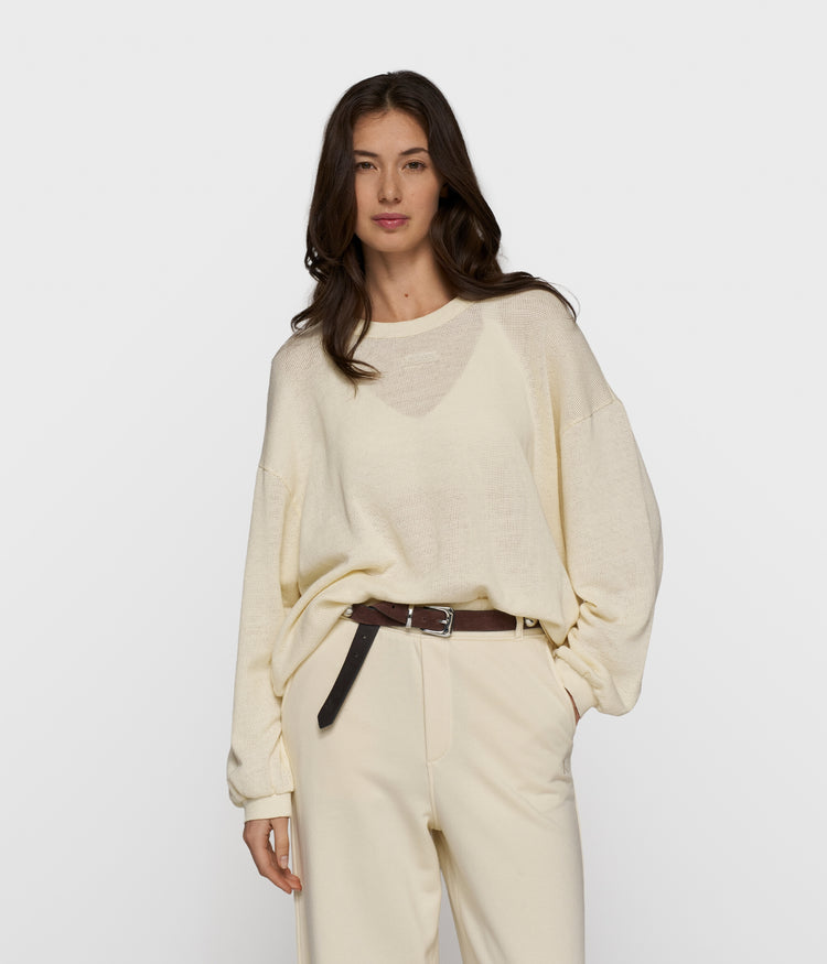 sweater mesh | soft vanilla