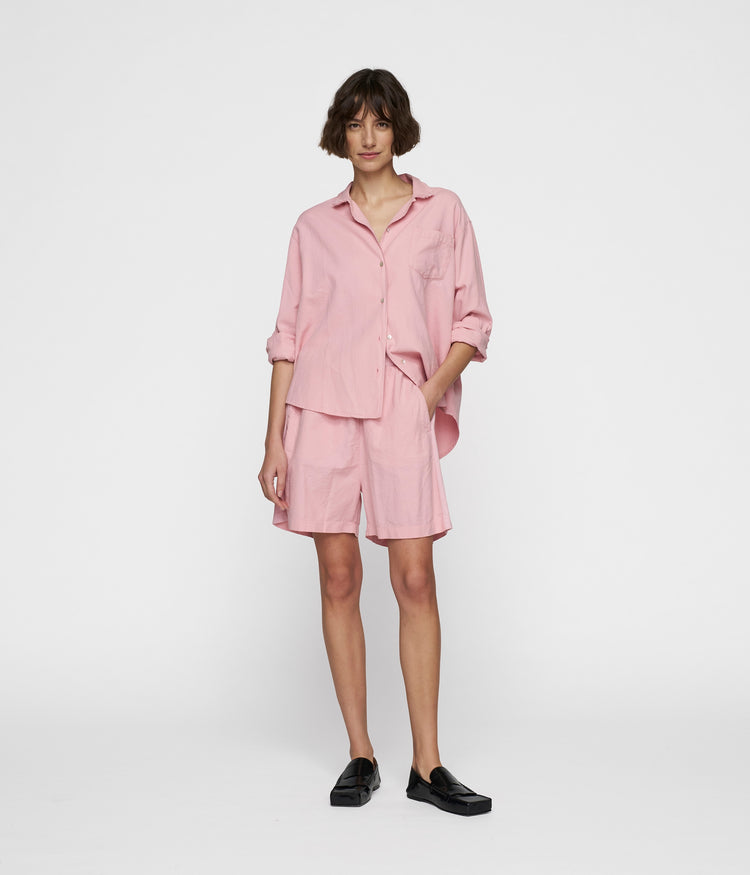 bermuda pique | bright raspberry
