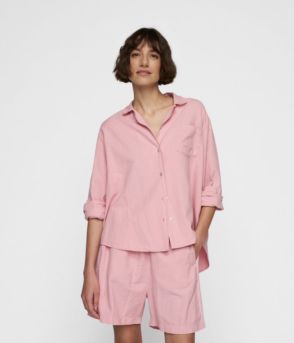 shirt pique | bright raspberry