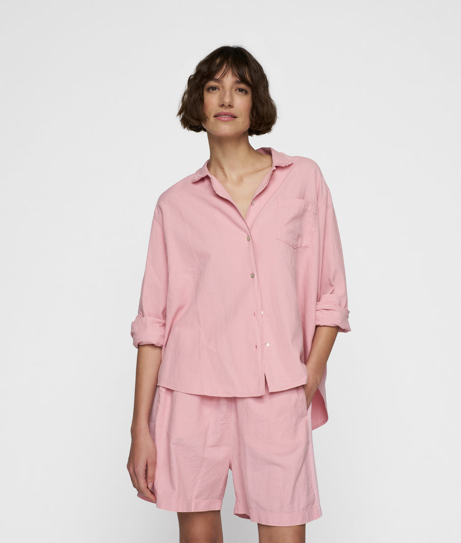shirt pique | bright raspberry