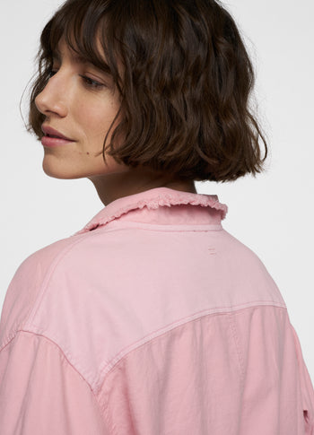 shirt pique | bright raspberry