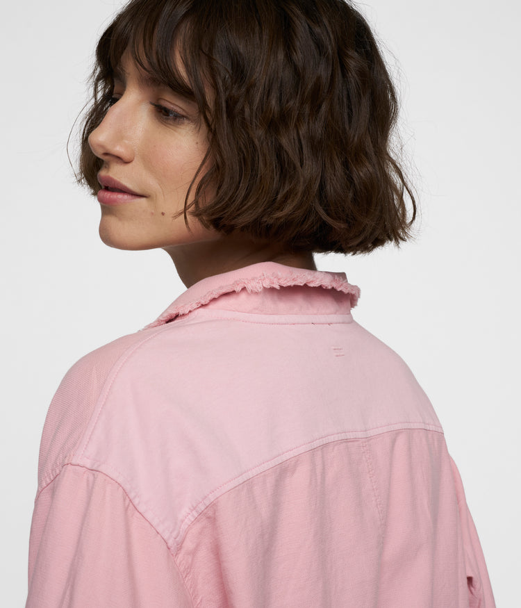 shirt pique | bright raspberry