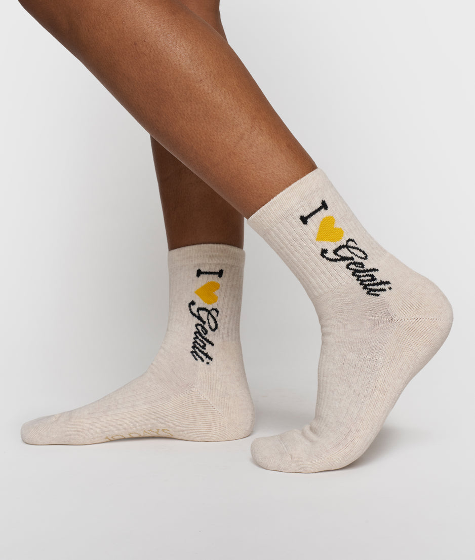 socks gelati | soft white melee