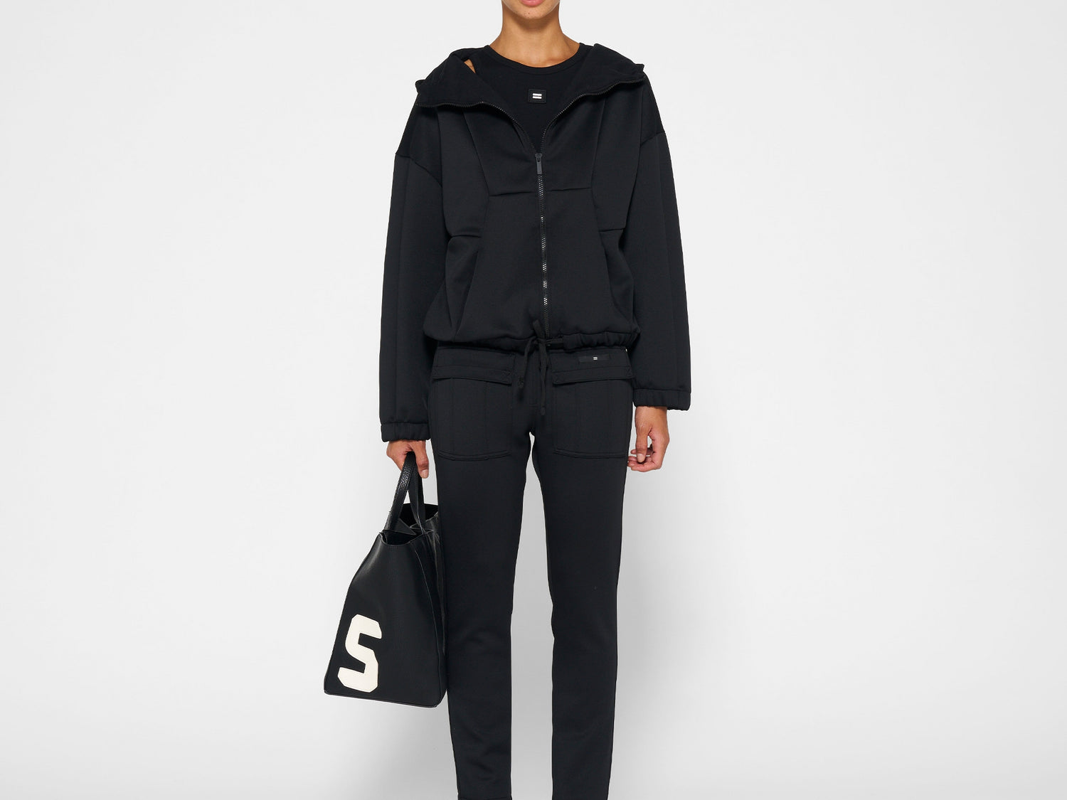 pants scuba | black