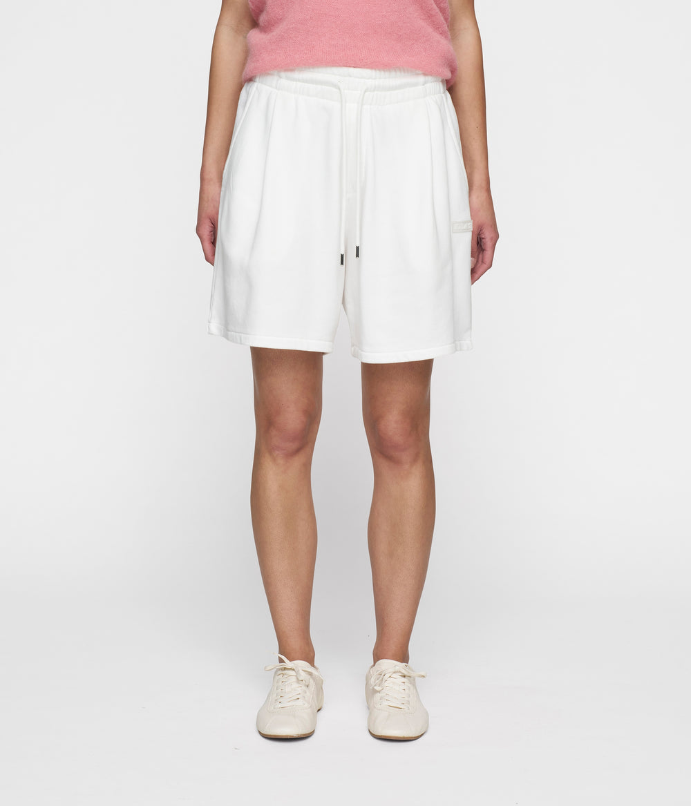 bermuda jogger | ecru