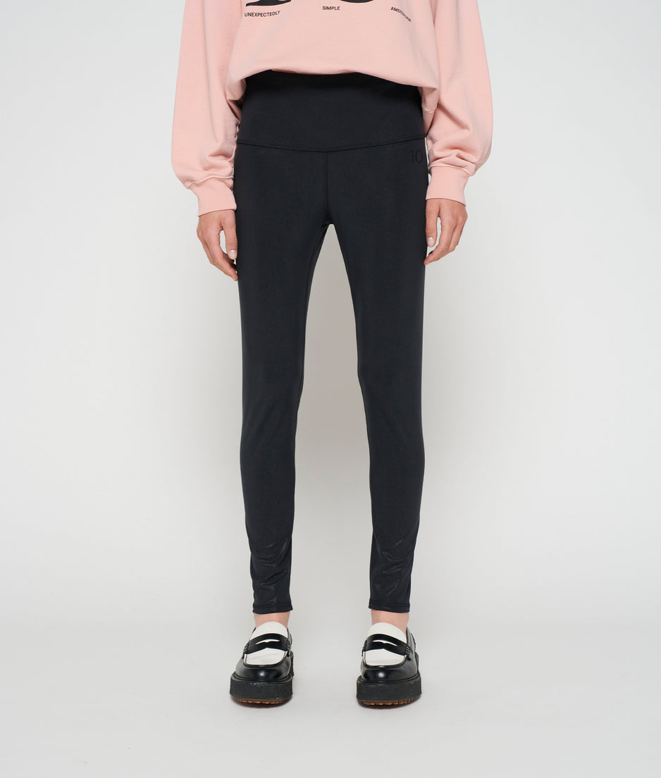 yoga leggings sparkle | black