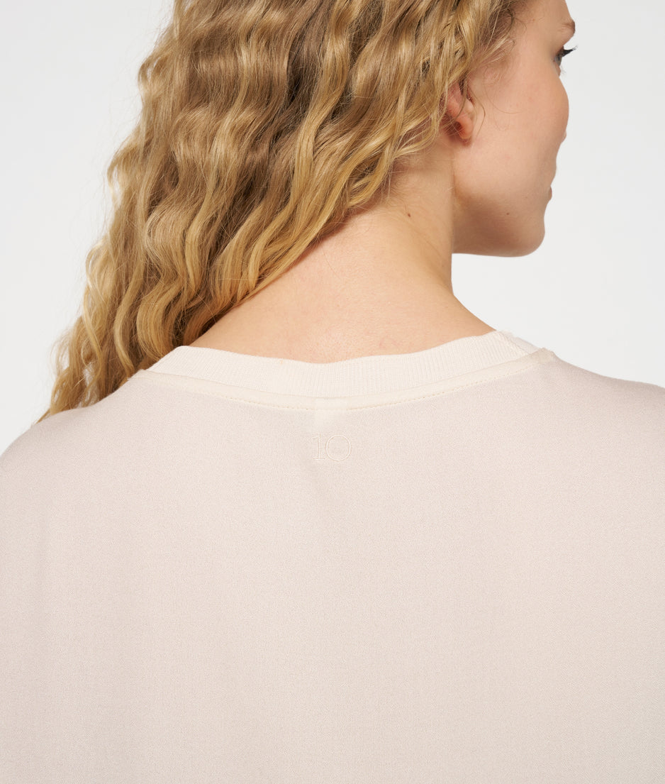 blouse tee | light natural