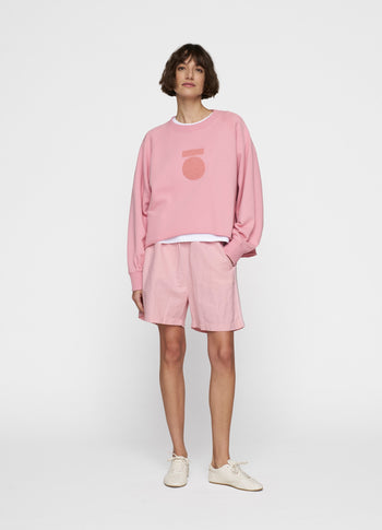 LA sweater | bright raspberry