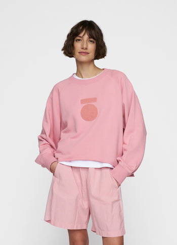 LA sweater | bright raspberry