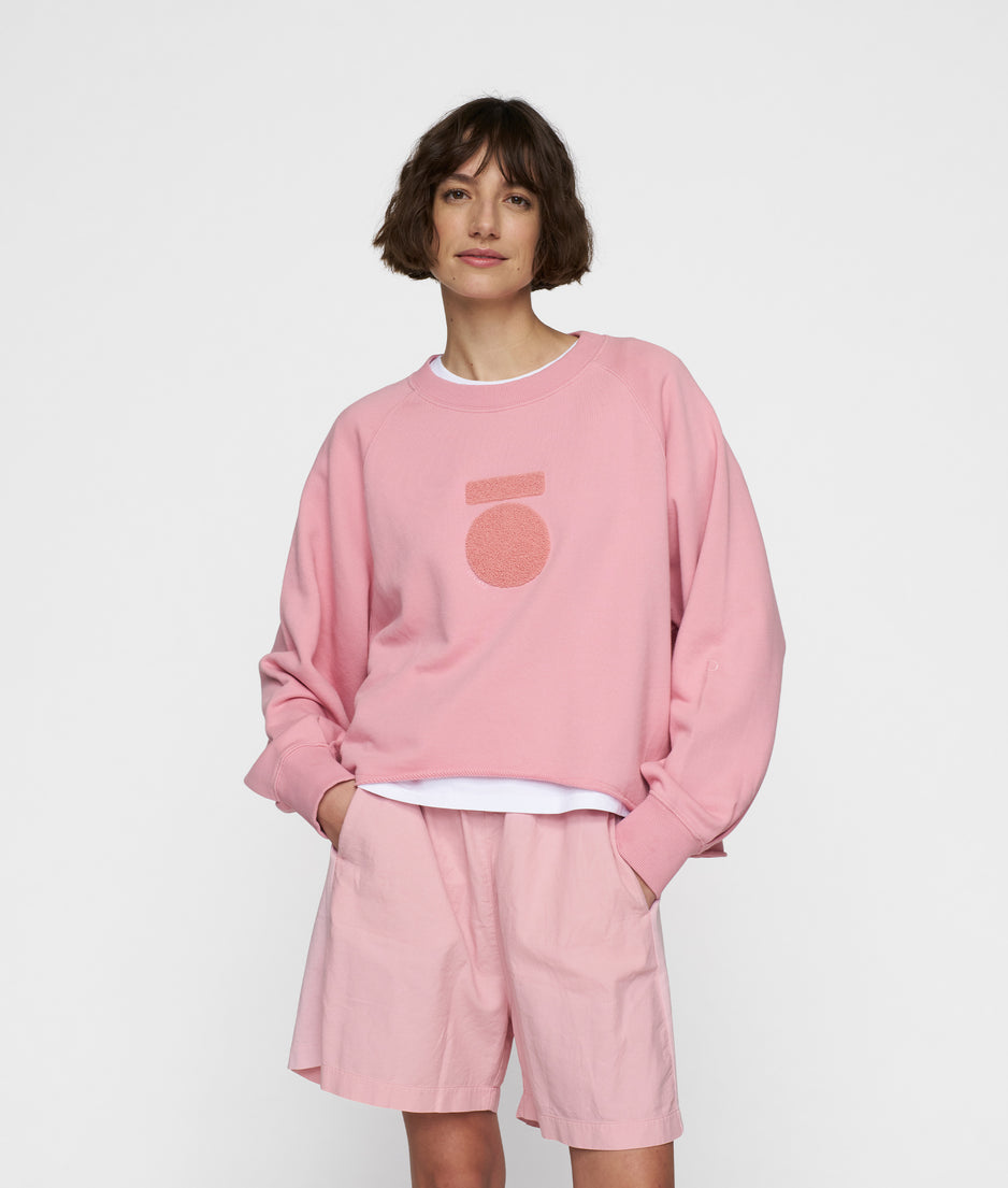 LA sweater | bright raspberry