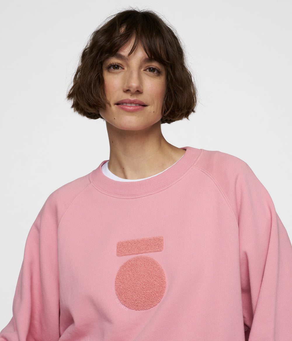 LA sweater | bright raspberry