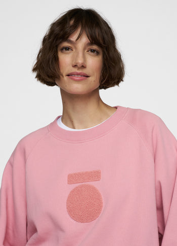 LA sweater | bright raspberry