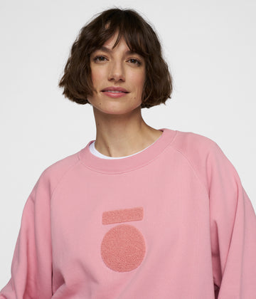 LA sweater | bright raspberry