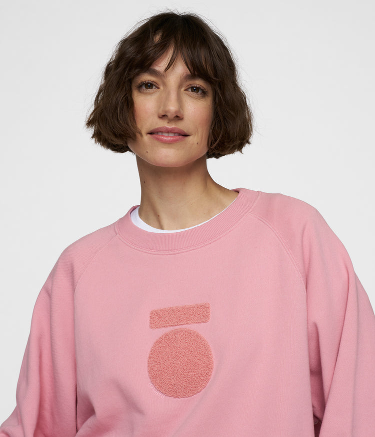 LA sweater | bright raspberry