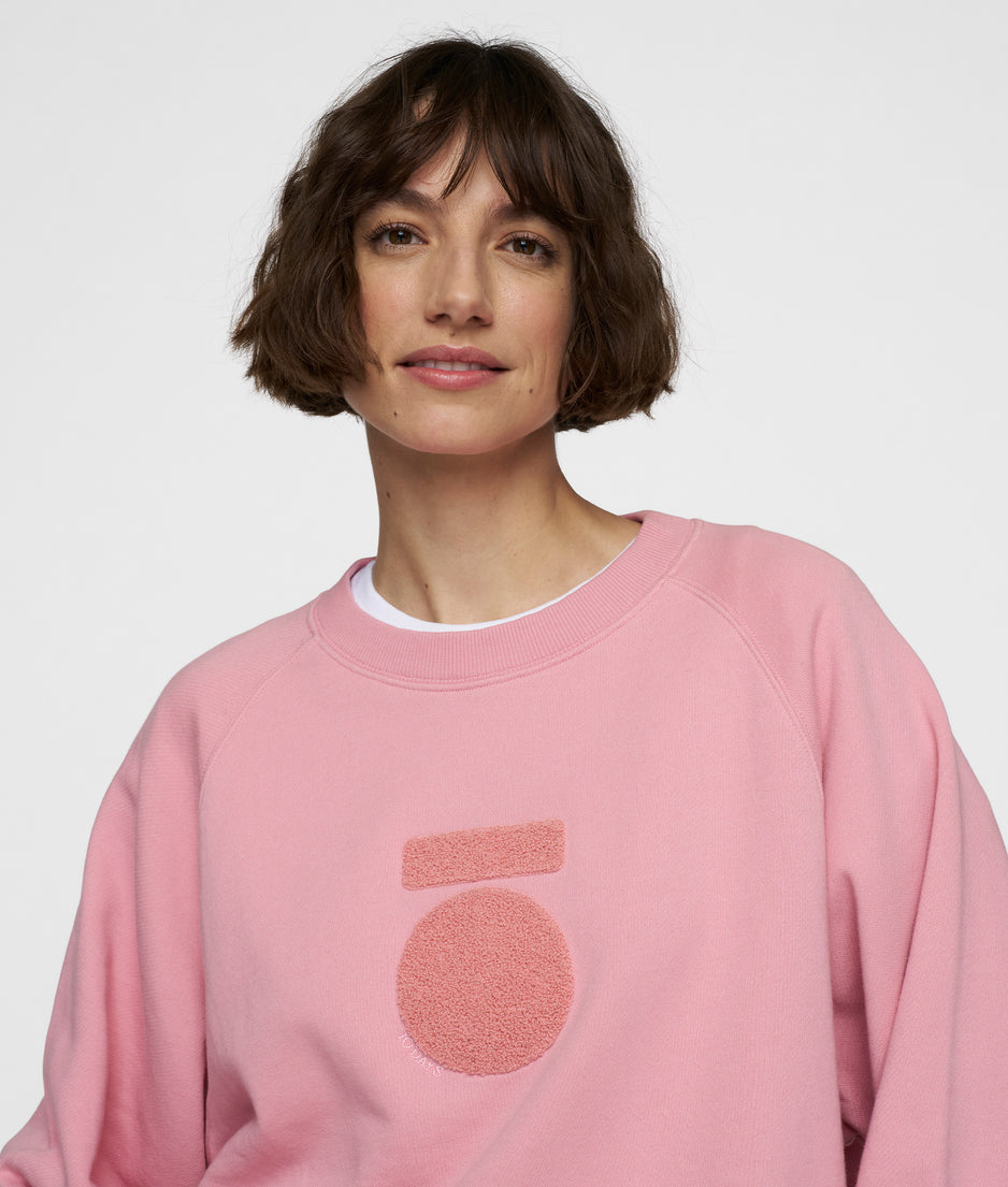 LA sweater | bright raspberry