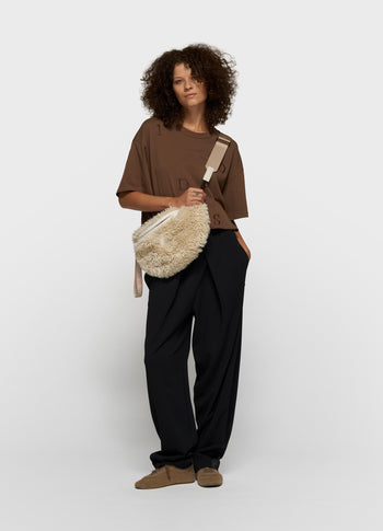 thick cotton tee 10DAYS | dark truffle
