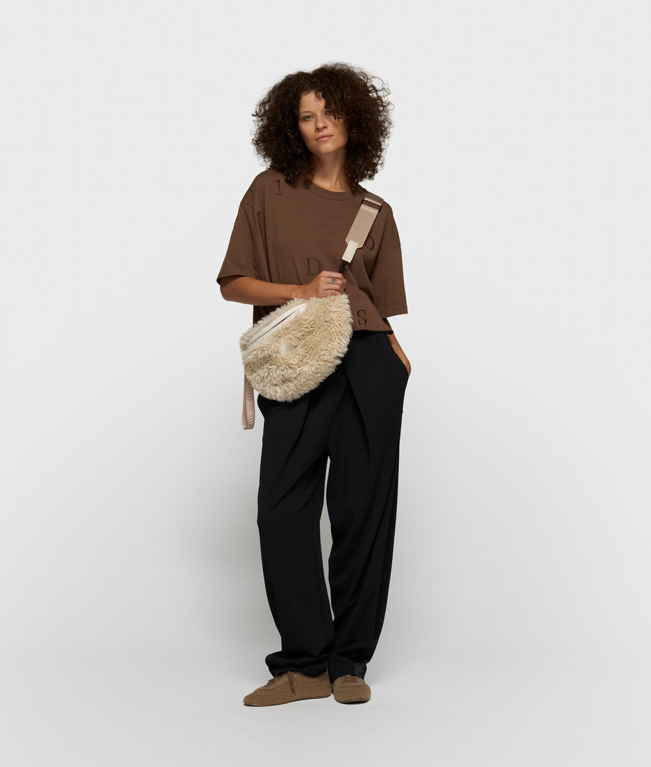 thick cotton tee 10DAYS | dark truffle