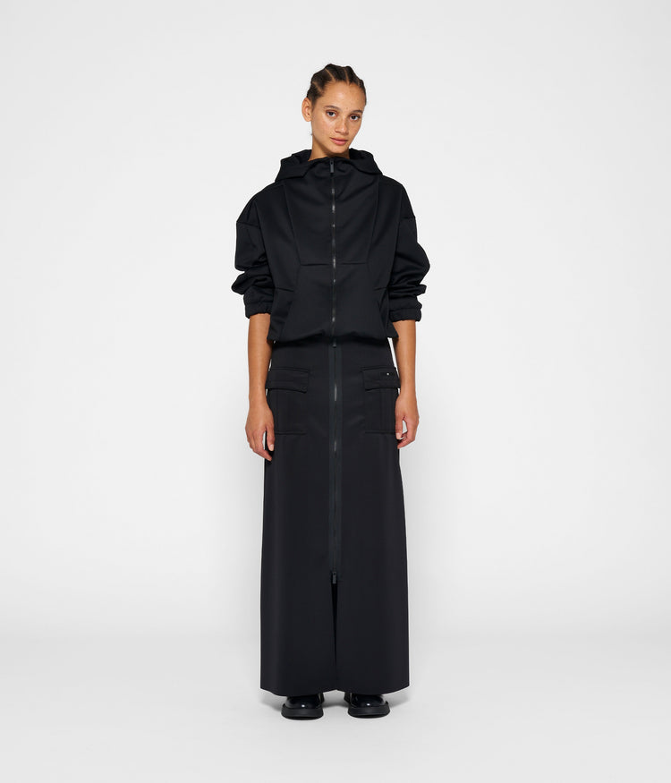 skirt scuba | black