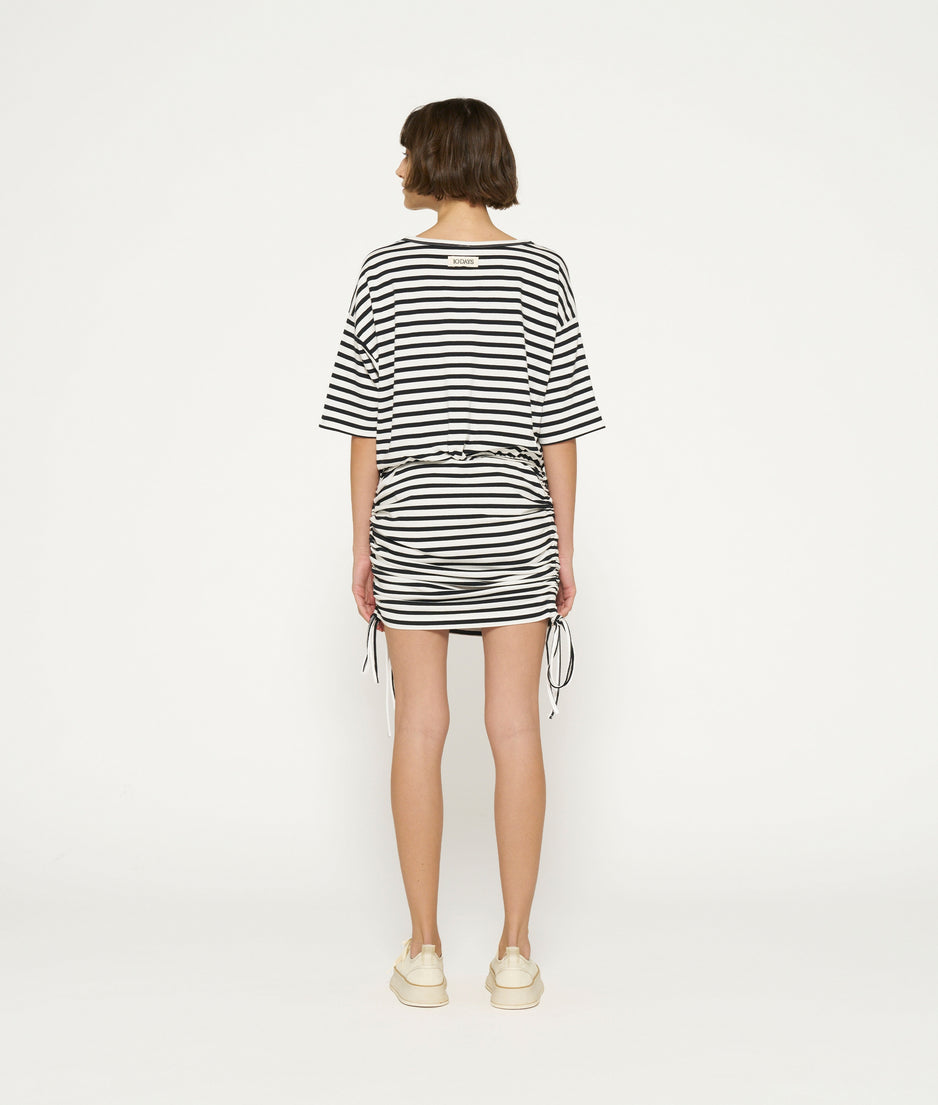 proud dress stripes | ecru/black