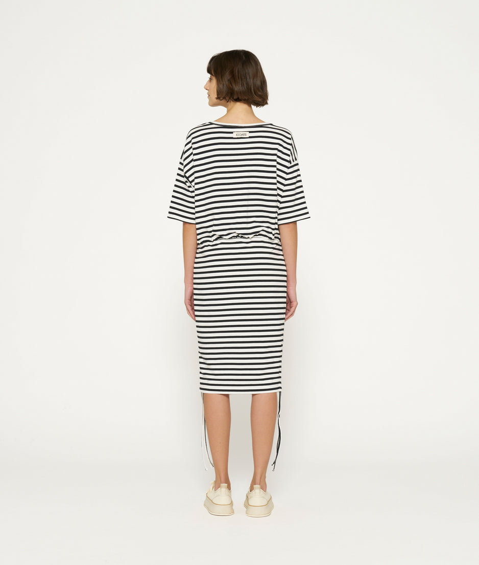 proud dress stripes | ecru/black