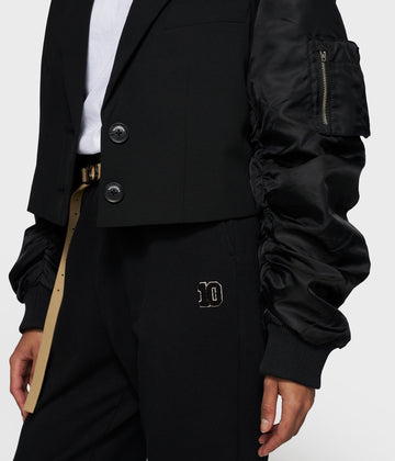 bomber blazer | black