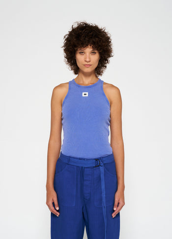 tank top rib | electric blue