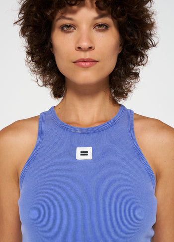tank top rib | electric blue