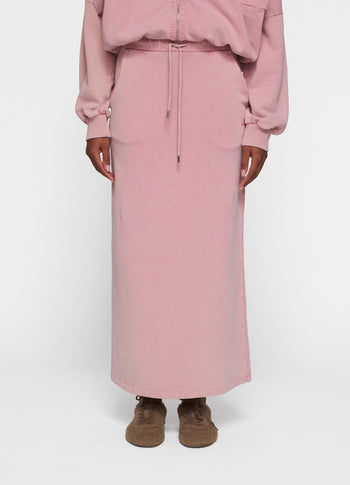 fitted skirt | raspberry