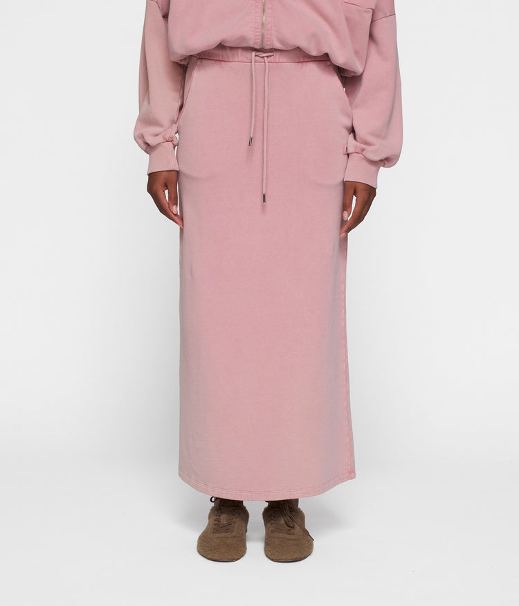fitted skirt | raspberry