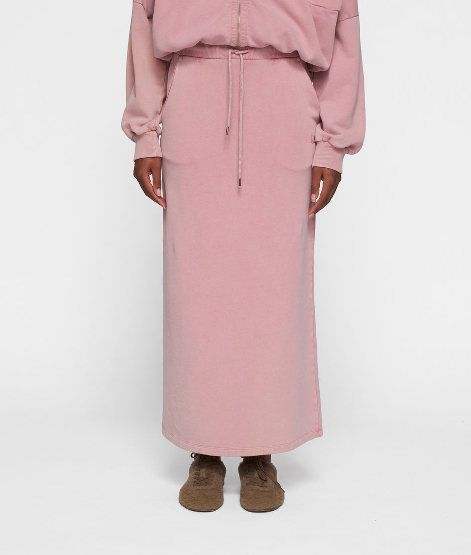 fitted skirt | raspberry