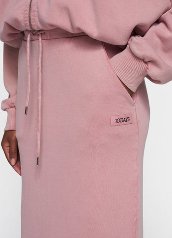 fitted skirt | raspberry