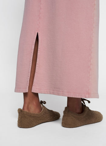 fitted skirt | raspberry