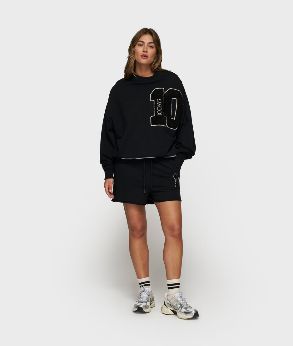 baseball sweater 10 | black