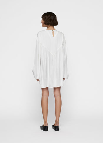 puffy blouse | ecru