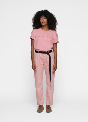 short sleeve tee logo | raspberry